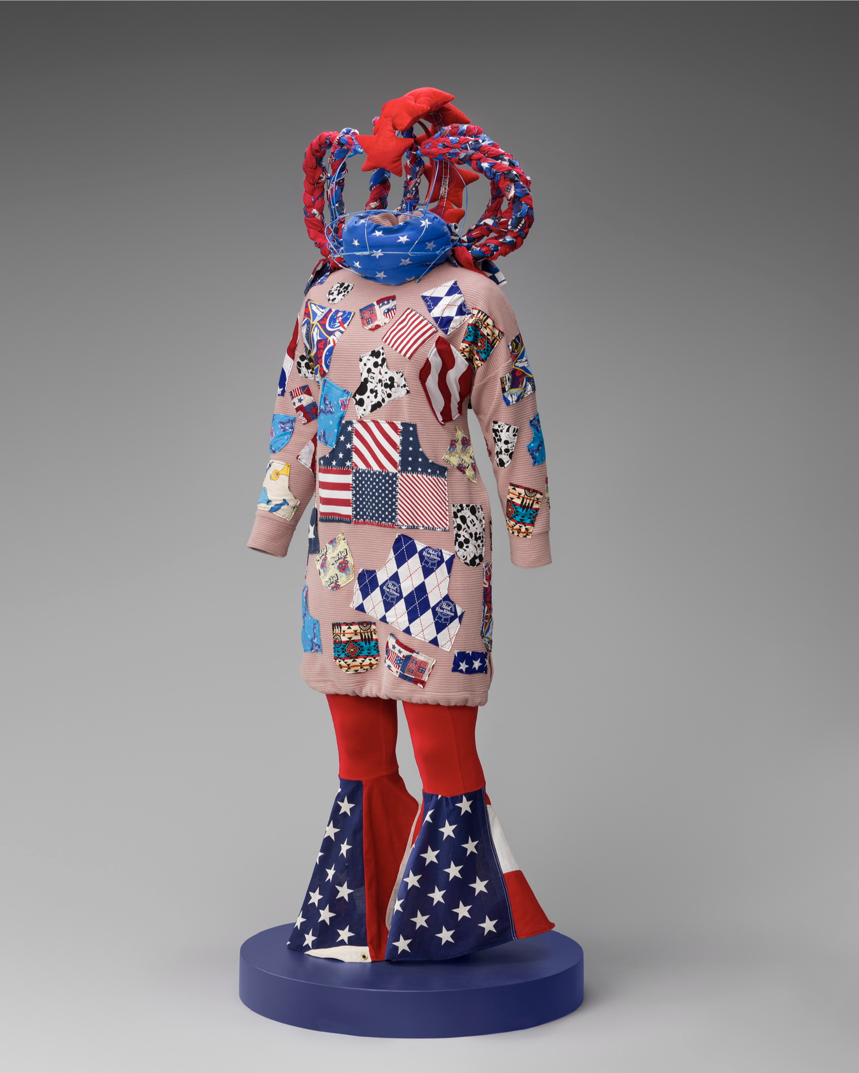 America’s Outta Pocket ensemble with space helmet